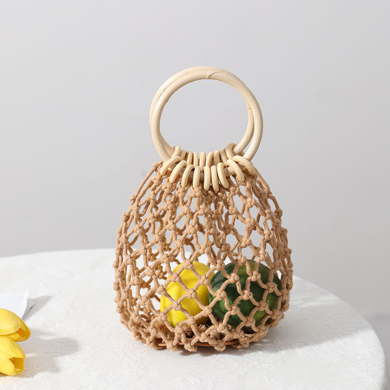 Casual Hollow Out Beach Bag - DippedShop Wholesale - #8979