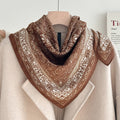 Color Block Silk Scarf - DippedShop Wholesale - #8483