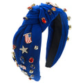 Stylish Solid Color American Flag Patch Hair Band 8AS6HBD63T