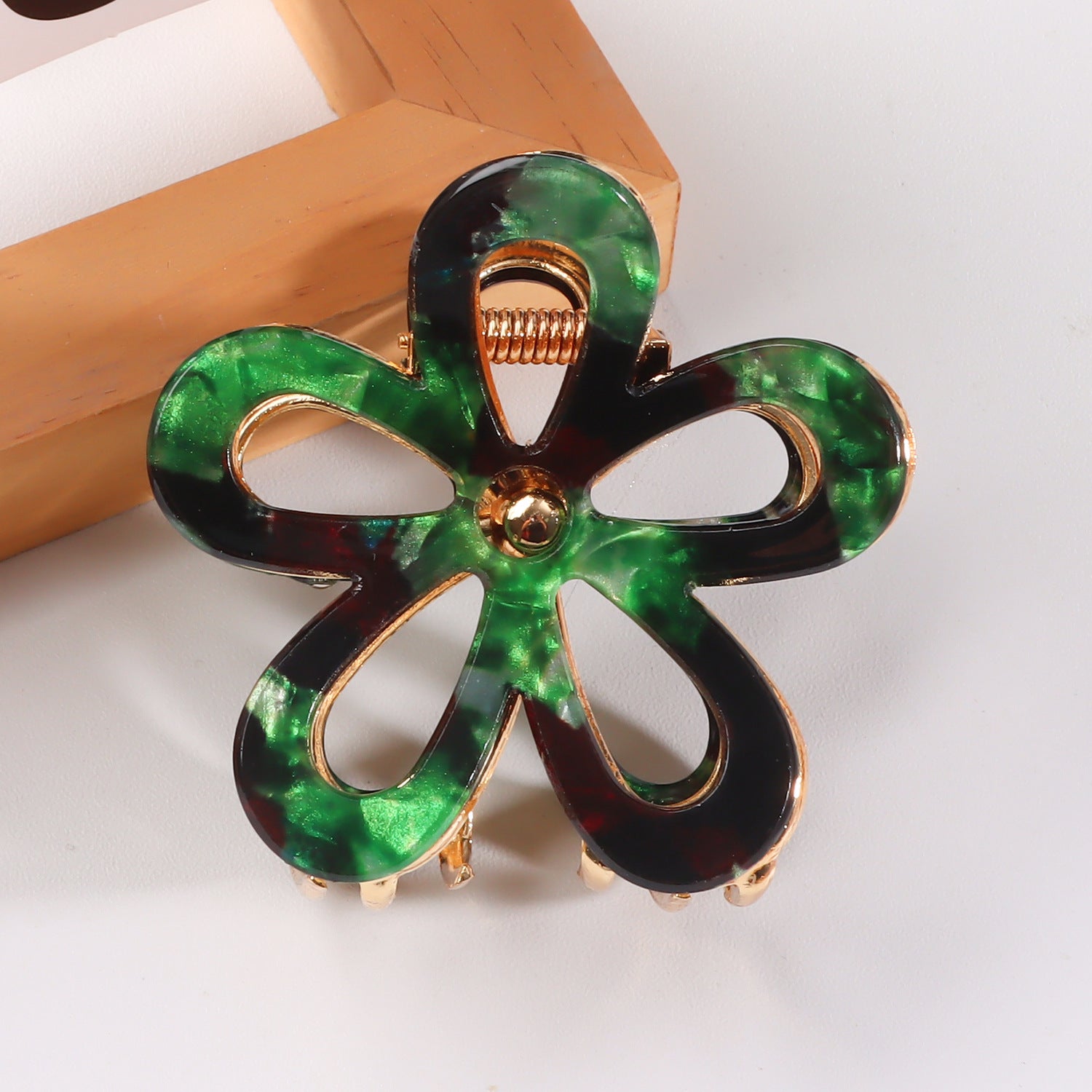 Danity Colorful Flower Mini Metal Hair Claw MK2PPM6W6HCP357