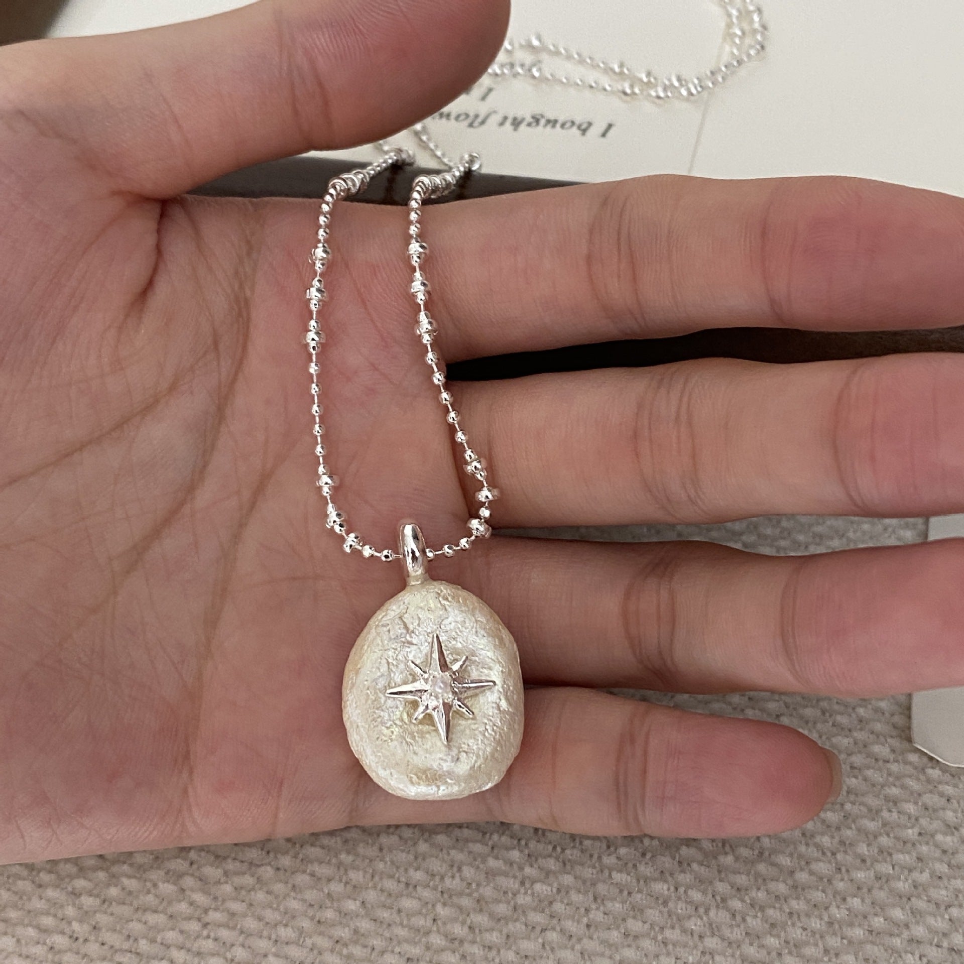 Sweet Floral Pendant Zirconia Necklace 6W6JNC649