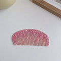 Checkered Half-Moon Combs - DippedShop Wholesale - #8675