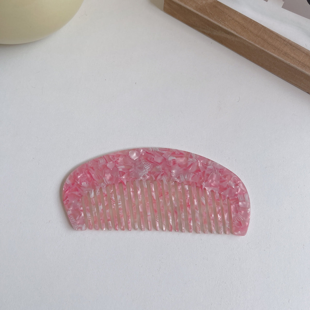 Checkered Half-Moon Combs - DippedShop Wholesale - #8675