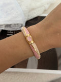 Vintage Enamel Gold Cuff Dripping Oil Bangle Bracelet 6W6JBR609