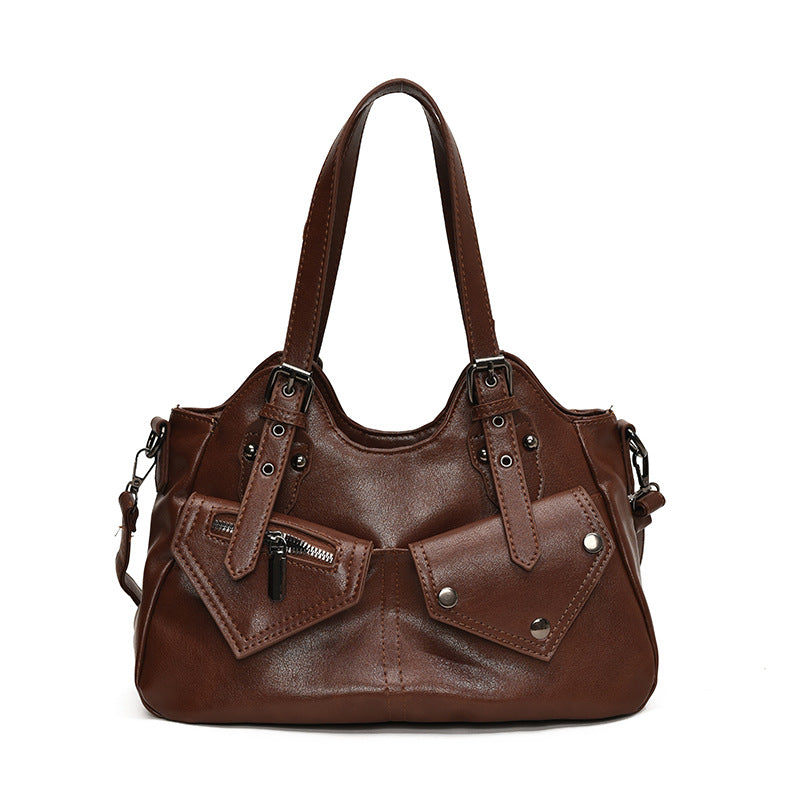 Retro Studded Shoulder Bag - DippedShop Wholesale - #1059