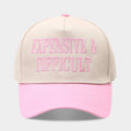 Color Contrast Letter Embroidery Adjustable Baseball Cap MK2BW6W6HAT94