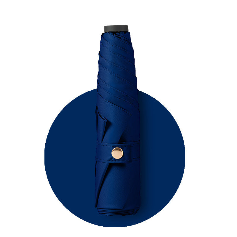 Minimalist Solid Color Portable Comapct Folding Umbrella DP26UL09