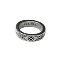 Vintage Punk Silver Plated Cross Statement Ring 6W6JRG292