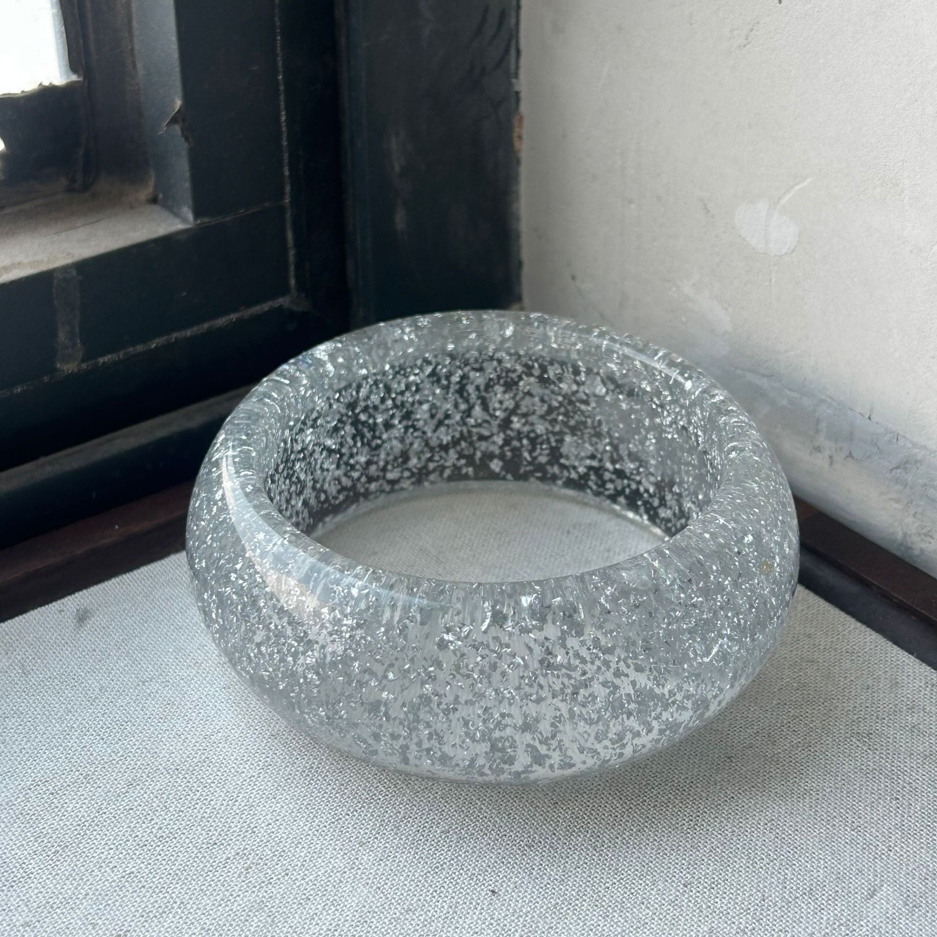 Trendy Geometric Resin Round W - DippedShop Wholesale - #7395