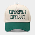 Color Contrast Letter Embroidery Adjustable Baseball Cap MK2BW6W6HAT94