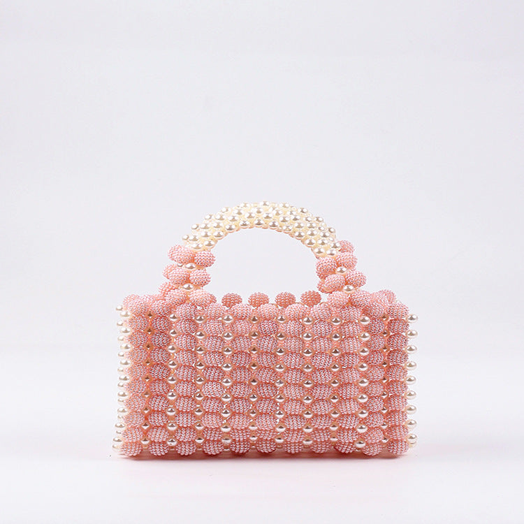 Vintage Pearl Beaded Tote - DippedShop Wholesale - #4835