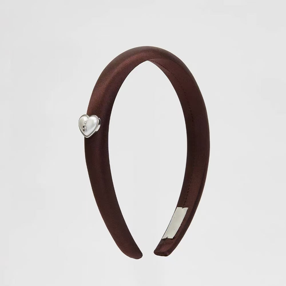 Minimalist Solid Color Love Heart Thin Headband MK2SPM6W6HBD46