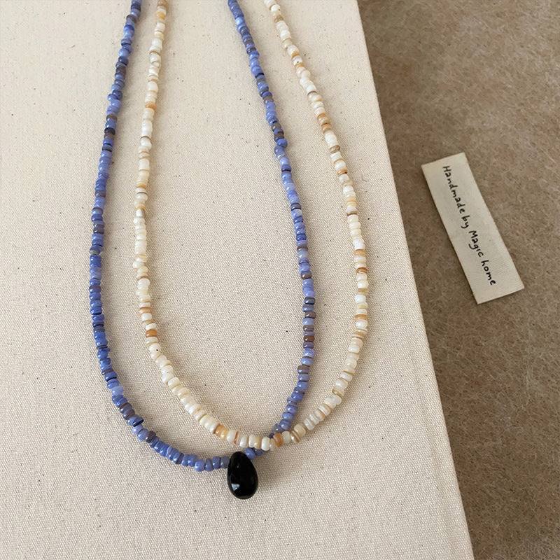 Vintage Beaded Choker Necklace - DippedShop Wholesale - #0915