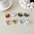 Stylish Gold Plated Rose Motif - DippedShop Wholesale - #2899