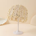 Glitter Sequin Hollow Out Crochet Slouchy Hat MK2BCR6W6HAT01