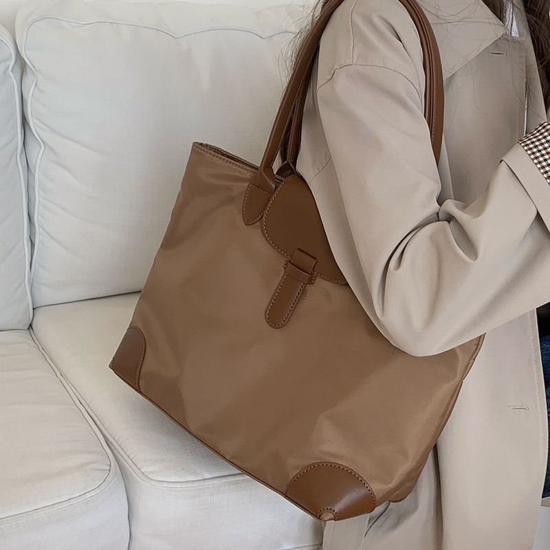 Nylon Tote Shoulder Bag - DippedShop Wholesale - #2371