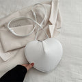 Heart-Shaped Crossbody Bag - DippedShop Wholesale - #4643