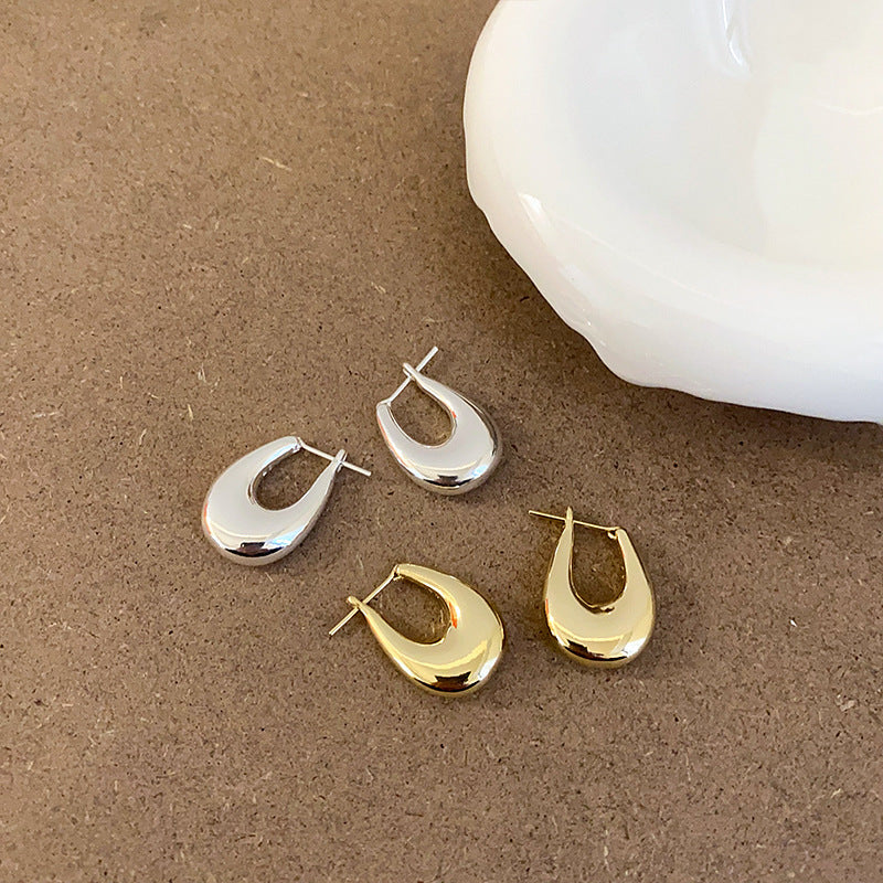 Teardrop Huggie Hoop Earrings - DippedShop Wholesale - #8787