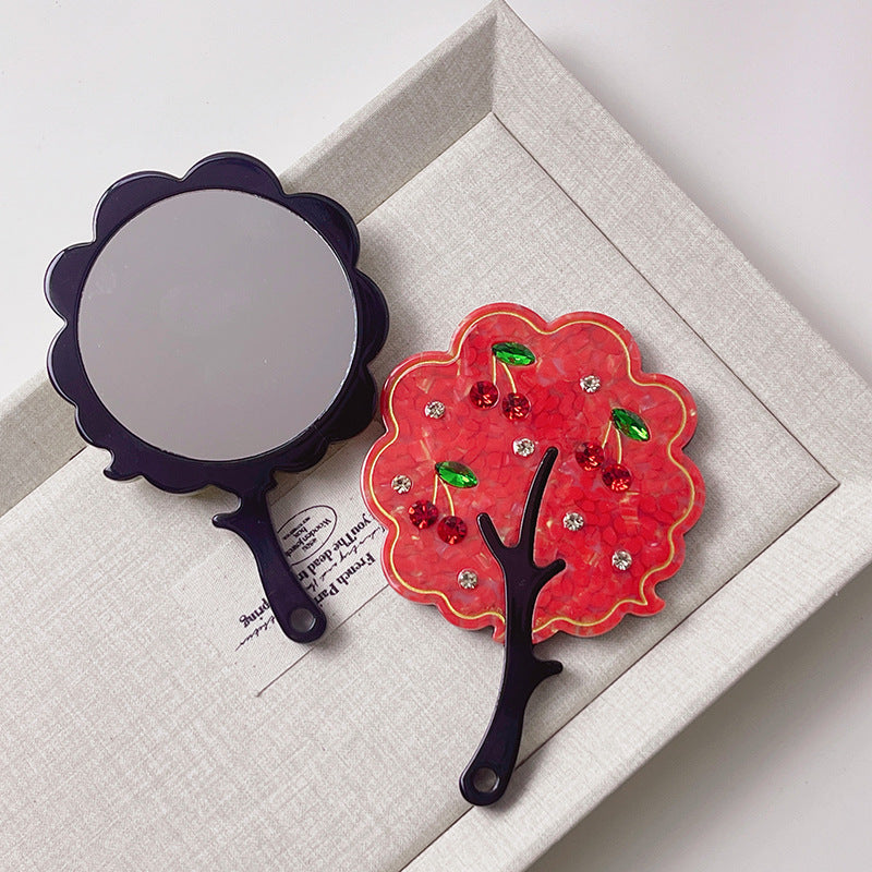 Tree-shaped Handle Handheld Mirror MK2BLM6C5MR65