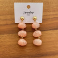 Resin Geometric Dangle Earrings - DippedShop Wholesale - #1235