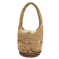 Woven Floral Underarm Bag - DippedShop Wholesale - #9571
