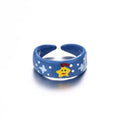 Polka Dot Enamel Ring - DippedShop Wholesale - #7523