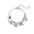 Classic Muti-Layered Pearl Beaded Chain Bracelet 6W6JBR364