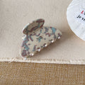 Cute Mini Marbel Textured Non-Slip Hair Claw 6W6HCP1294