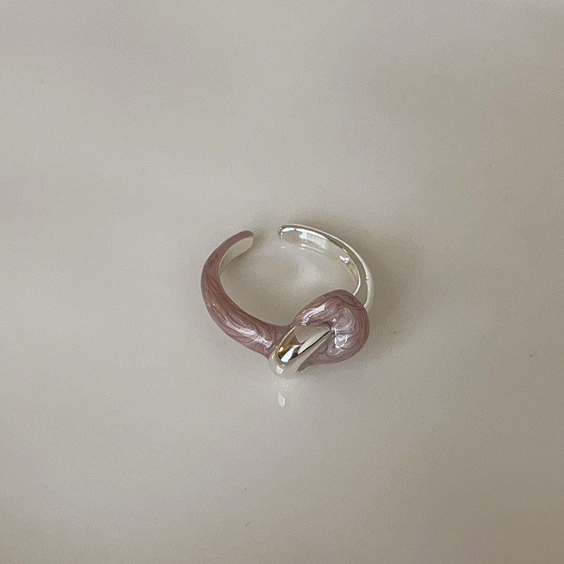 Splice Enamel Open Ring - DippedShop Wholesale - #5443