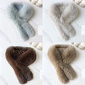 Faux Fur Collar Scarf - DippedShop Wholesale - #6163