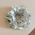 Elegant Satin Polka Dot Hair Scrunchie  MK2BLW6W6HSR36