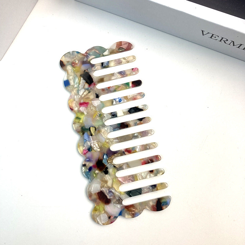 Simple Square Acetate Hair Combs MK2PPM6CT5CB40