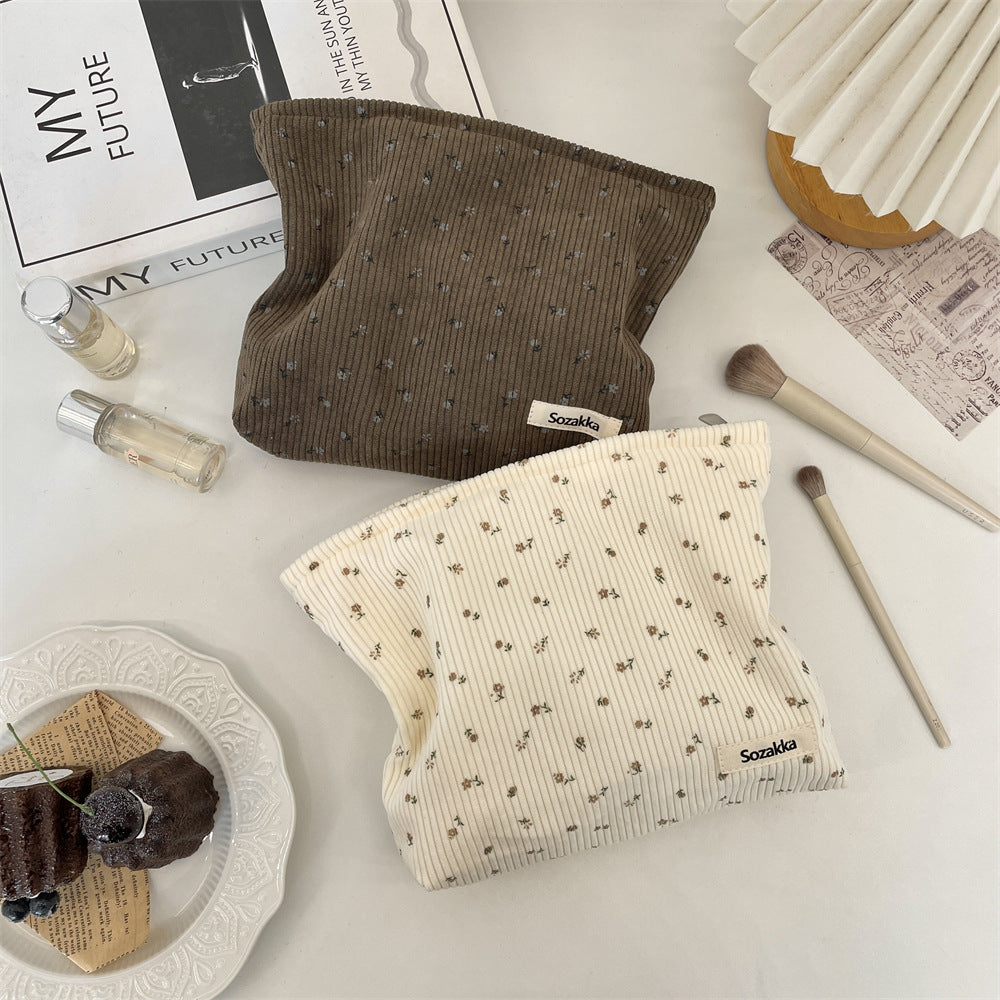 Floral Makeup Bag - DippedShop Wholesale - #7555