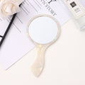Vintage Round Irregular Handle Makeup Mirror MK2PPFN6CT5MR63