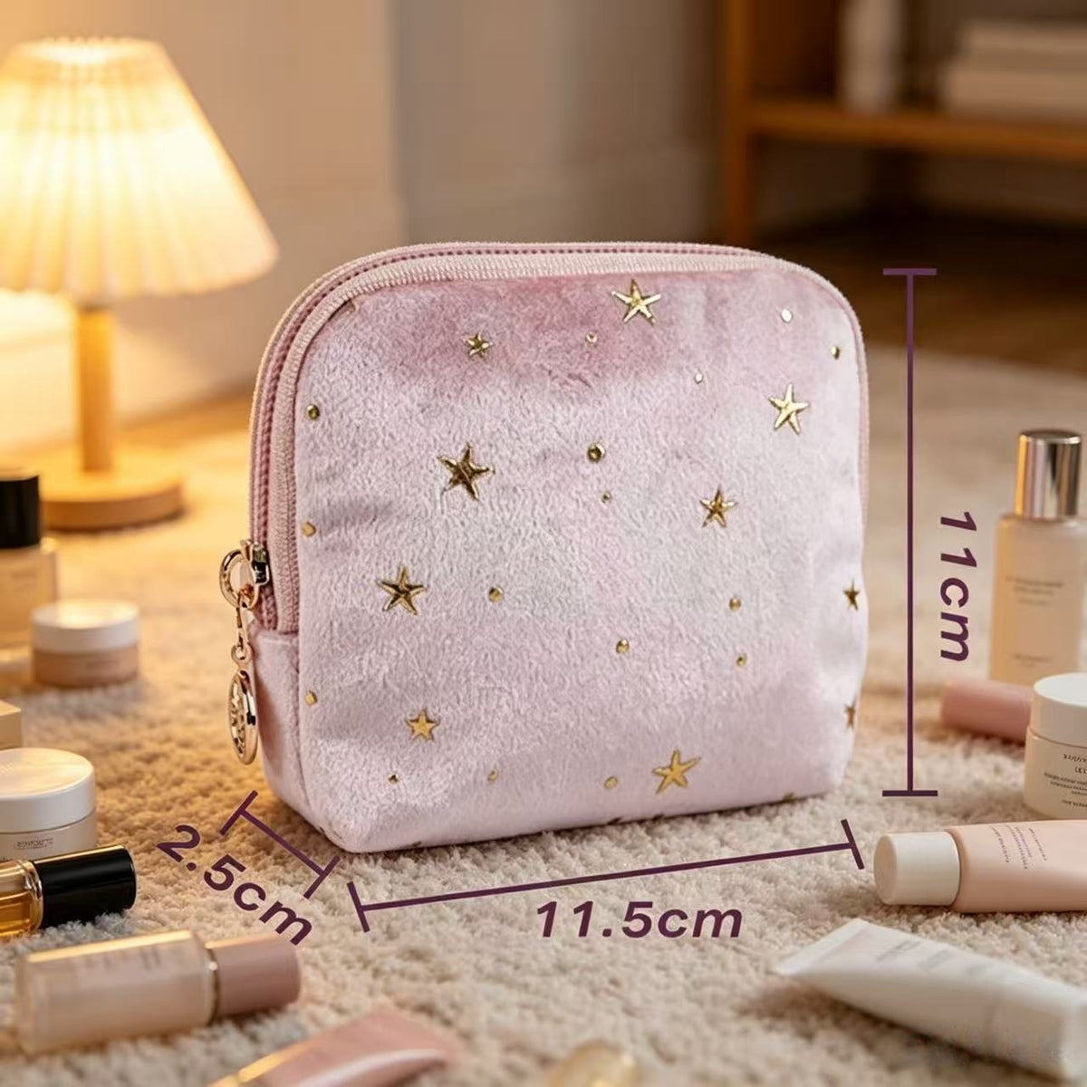 Trendy Star Portable Travel Mini Jewelry Case 6W13HSJ122