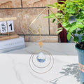 Gold Concentric Circles Sun Crystal Suncatcher 6H7HLS228