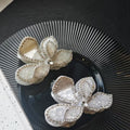 Luxury Rhinestone Flower Petal Acetate Hair Claw 8AS6HCP273L