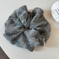 Sweet Floral Print Elastic Hair Scrunchies 6W6HSR348