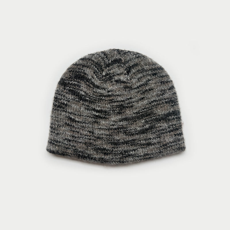 Wool Blend Knitted Beanie Hat - DippedShop Wholesale - #9683