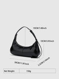 Trendy Solid Color Dumpling Underarm Bag 6W10BBG1383