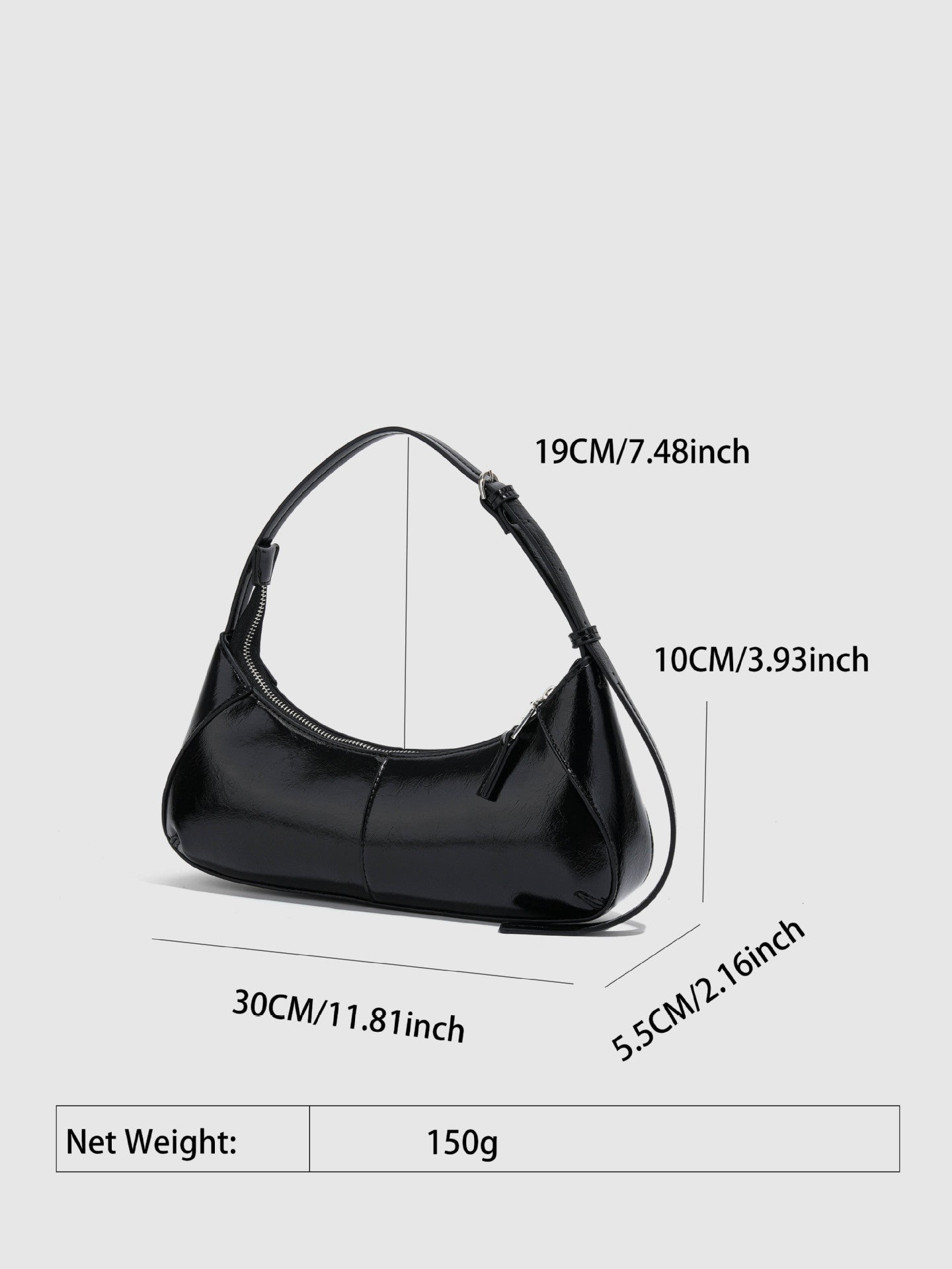 Trendy Solid Color Dumpling Underarm Bag 6W10BBG1383