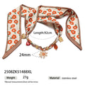 Vintage Flower Scarf Necklace - DippedShop Wholesale - #2595