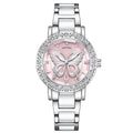 Elegant Butterfly Rhinestone Quartz Wrist Watch MK2SSAS6W6JWA16