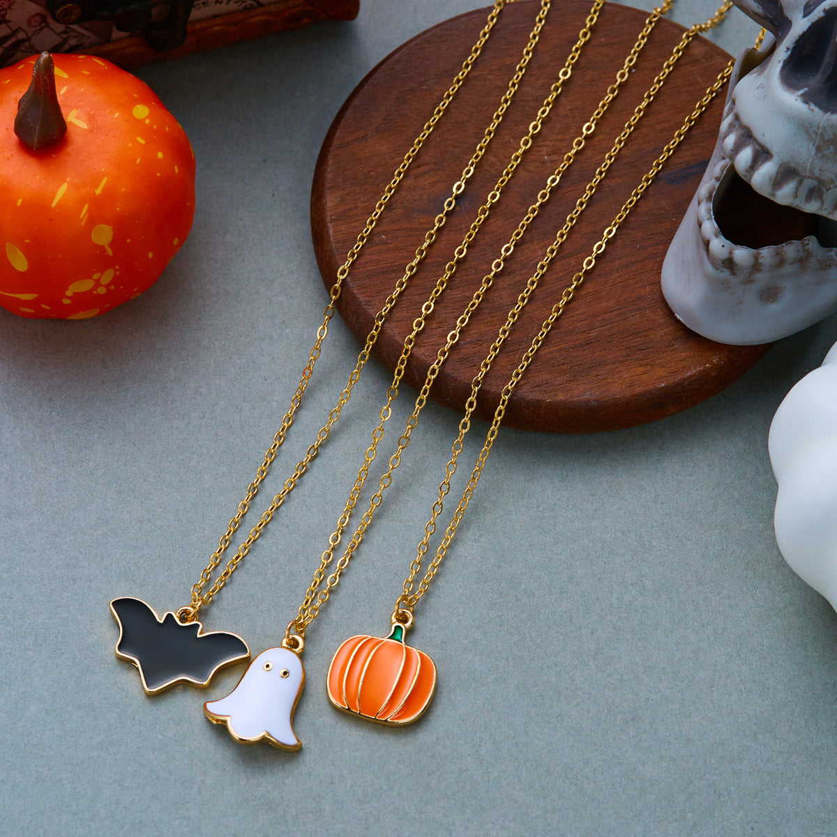 Halloween Pendant Necklace - DippedShop Wholesale - #0947