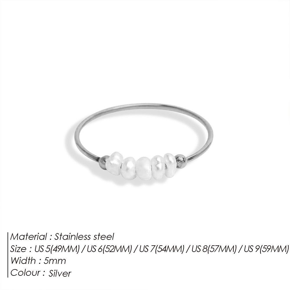 Baroque Pearl Ring - DippedShop Wholesale - #3907