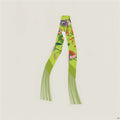 Floral Tassel Silk Scarf - DippedShop Wholesale - #3619