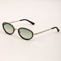 Retro Oval Metal Sunglasses - DippedShop Wholesale - #6563