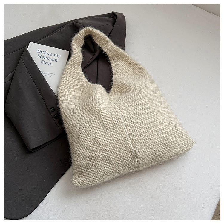 Knit Handmade Tote Bag - DippedShop Wholesale - #6515