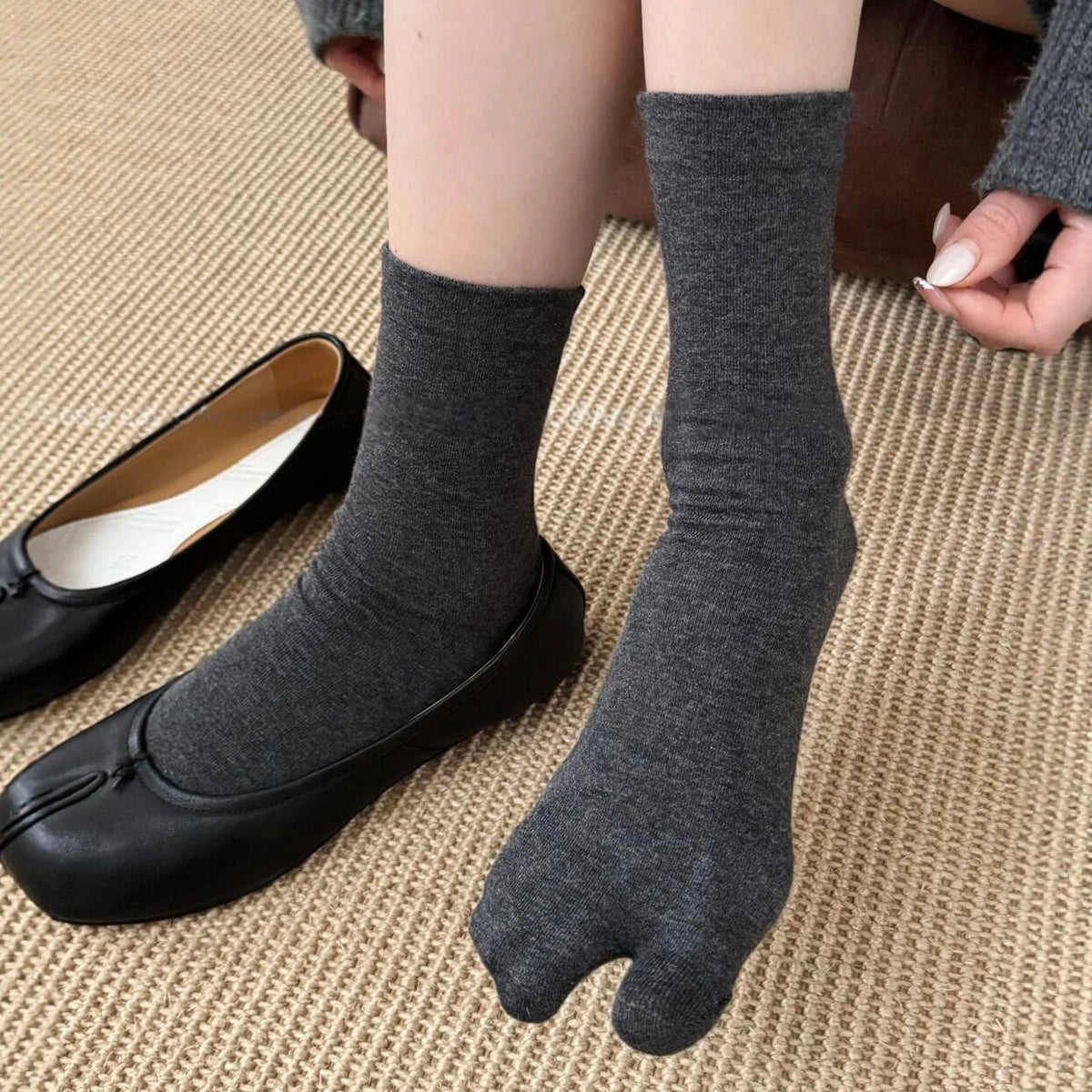 Tabi Split Toe Socks - DippedShop Wholesale - #1171