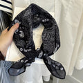 Retro Cashew Print Lightweight Silk Scarf 6W6NSI265